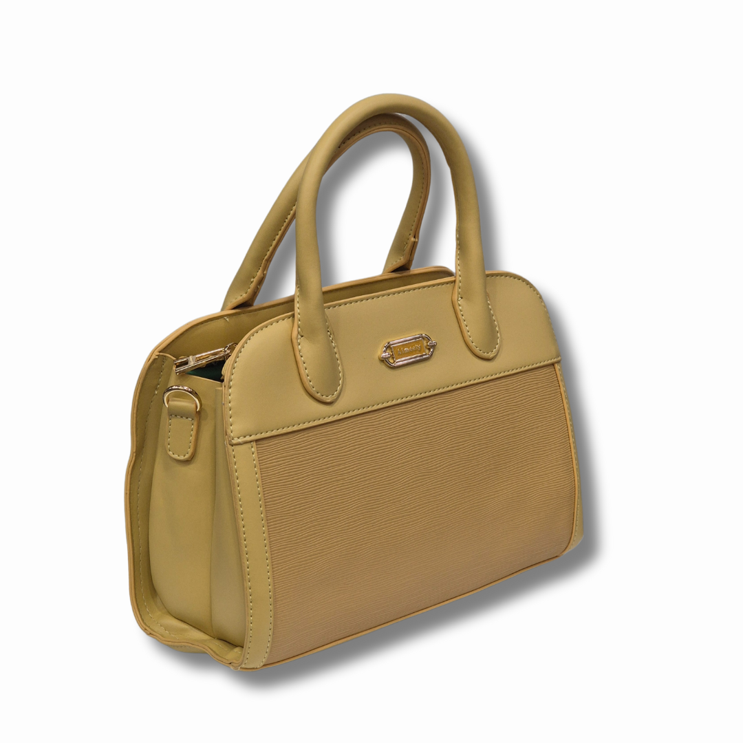 Almeely Large Women Hand bag with Back Pouch yellow