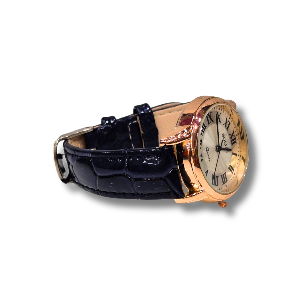 Bolun Designer Women’s Watch Glossy Blue