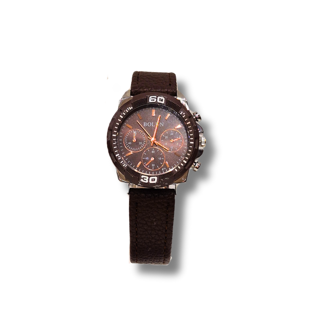Bolun Women’s Watch - Dark Brown Elegance