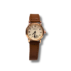 Bolun Women’s Watch - Small Round Dial with Brown Strap