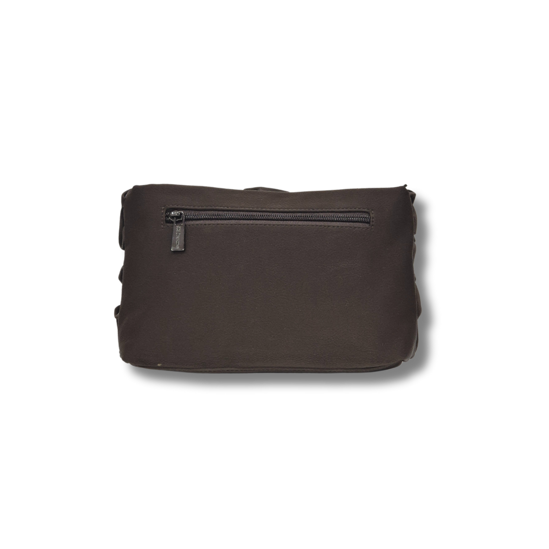 Designer Women Clutch Handbag brown color