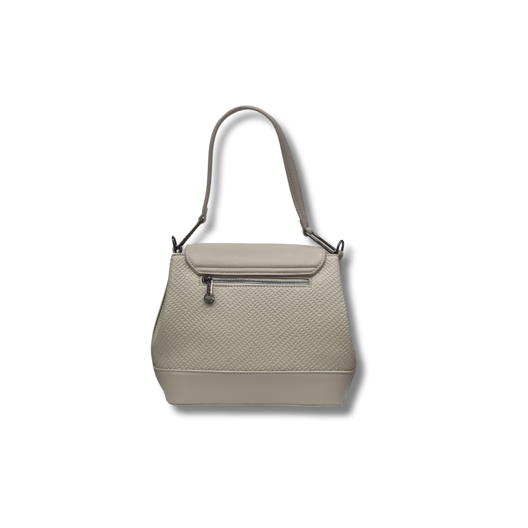 Logus Women Sling Bag with Multiple Compartments cream