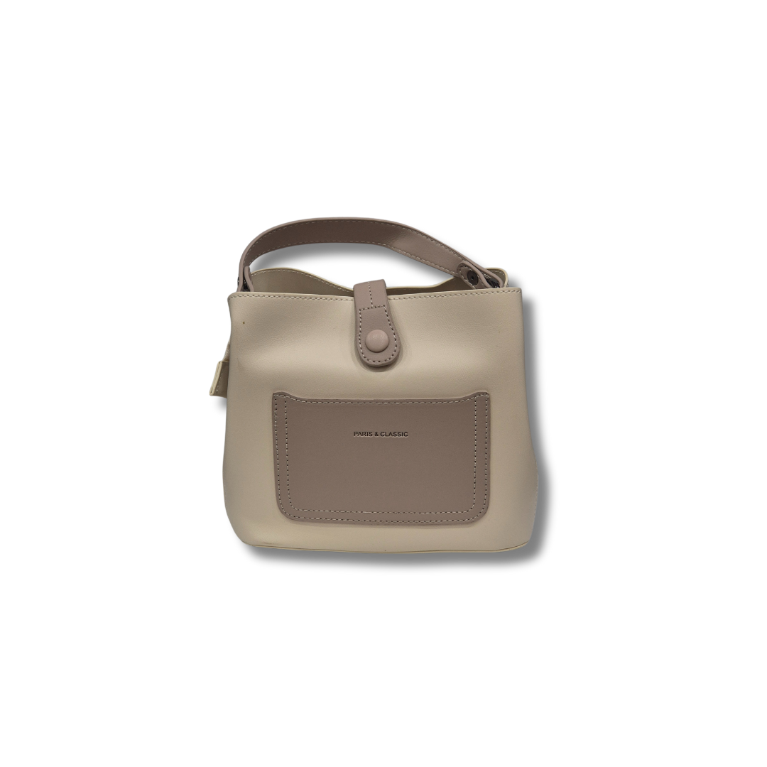 Paris & Classic off white women hand bag