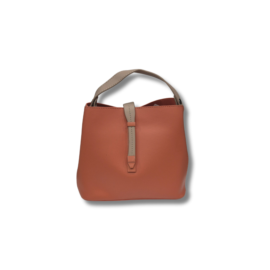 Paris & Classic women hand bag peach