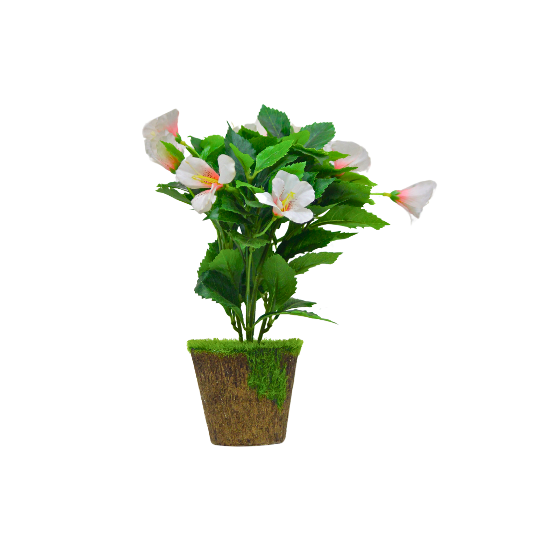 Artificial Hibiscus Flower Plant